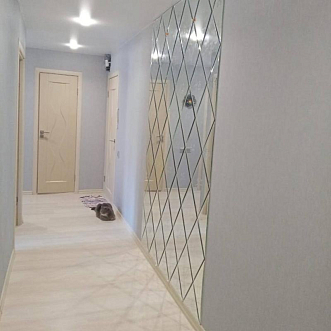 Проект Зеркальное панно в общем коридоре фото проекта