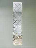 Зеркальное панно из зеркальной плитки 18 см с фацетом 10 мм (размер 51х255см) в интернет магазине Зеркальной плитки Топ Декор